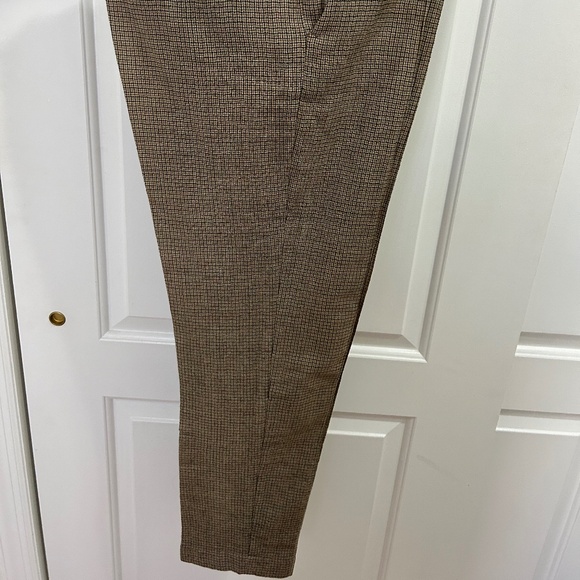 ✨forte-forteVirgin Wool Tailored Pants – Brown Micro Check – IT 40 (US app 4-6) - Picture 1 of 3